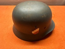 alter Stahlhelm doppel Emblem Marine Stempelung, TE020525/ 325