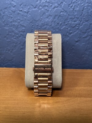 Michael Kors Rose Gold Chronograph Date Watch MK-6275 | eBay display picture 2