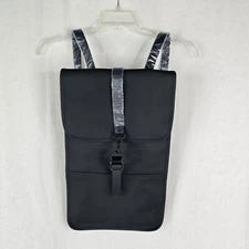 NEW RAINS Waterproof Backpack Black 12200  19" × 12"