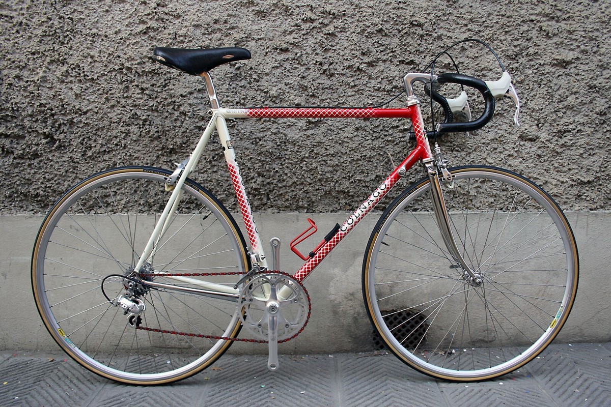 colnago super 1988 retinato campagnolo chorus italy steel bike