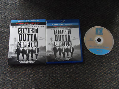 STRAIGHT OUTTA COMPTON  (Blu-ray Disc ONLY, 2015) ''ICE CUBE, EASY E,AND DR. DRE''