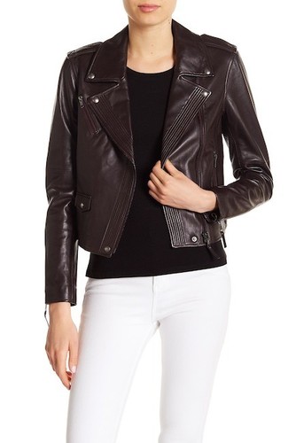 PAIGE Leather Jacket Danette Black 