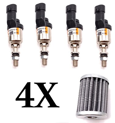 #ad 4 X OKCAN MTM Type Orange LPG Injectors old Screw Model VAPOUR FILTER FAST $173.84