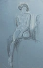 Margaret Evangeline Wilson (1890-1977). Portrait of a Seated Lady. Pastel c 1920
