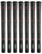 SET OF 7 -Winn Golf Dri-Tac DriTac Performance Black Grips 52DT-JBK Standard