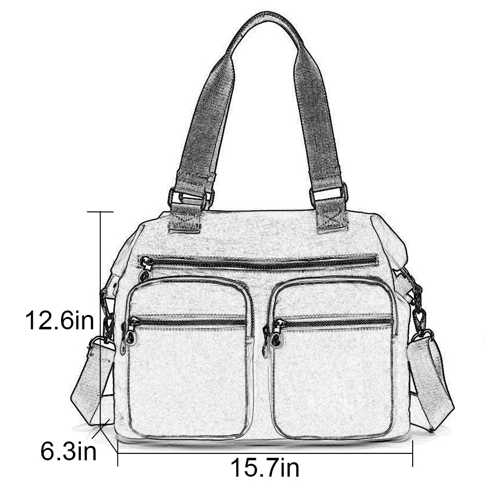 Women Handbag Multi Pockets Tote Bag Ladies Waterproof Large Capacity Travel eBay