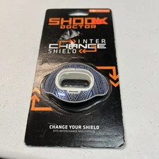 Shock Doctor Interchange Shield For Interchange Mouthpiece Free Ship SLVTRBBLUCH