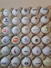 30 Logo Golf Balls Lot 016 Courses Brands Advertising Collectible vtg Tidewater