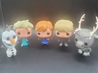 Frozen Funko Pops Elsa Anna Olaf Swen Kristoff Loose OOB lot of 5