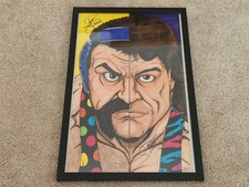 Steiner Brothers Rick Steiner Scott Steiner Autographed 11 x 17 Framed Print COA