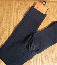 Halloween Novelty Over-the-Knee Solid Black Socks - NEW - Free Shipping