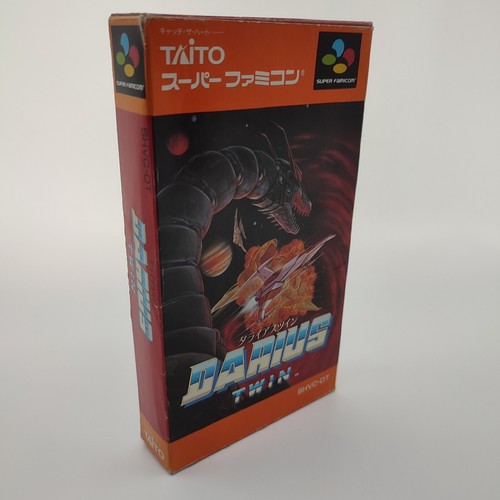 Darius Twin Japan Boxed Super Famicom Game - Picture 2 of 4