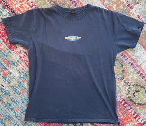 Vintage retro Faded blue Quiksilver 