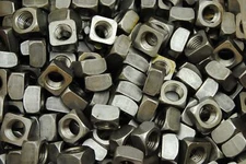 (50) Unplated 3/4-10 Square Nuts - Coarse Thread - Plain Steel