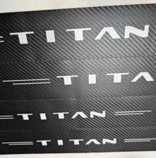 4Pcs Car Threshold Strip Door Plate Sill Scuff Cover Stickers for NISSAN TITAN