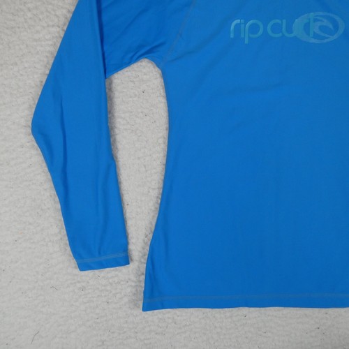 Rip Curl Activewear Top Boys Size 8 Blue Long Sleeve - Picture 2 of 17