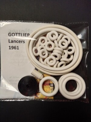 Kit élastiques De Flipper - Sheriff / Lawman / Texas Ranger - Gottlieb - Pinball Rubber