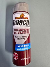 2 PACK TINACTIN Athlete Liquid Foot Spray 5.3 Oz