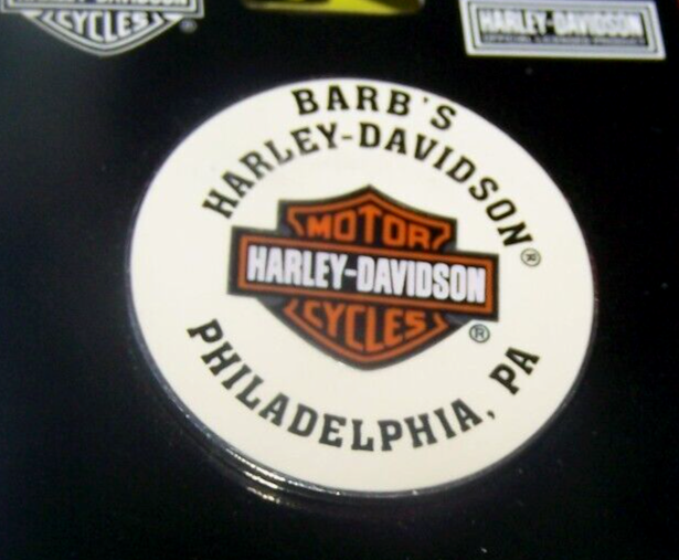 BARB'S HARLEY DAVIDSON OF PHILADELPHIA, DEALERSHIP PIN BRAND