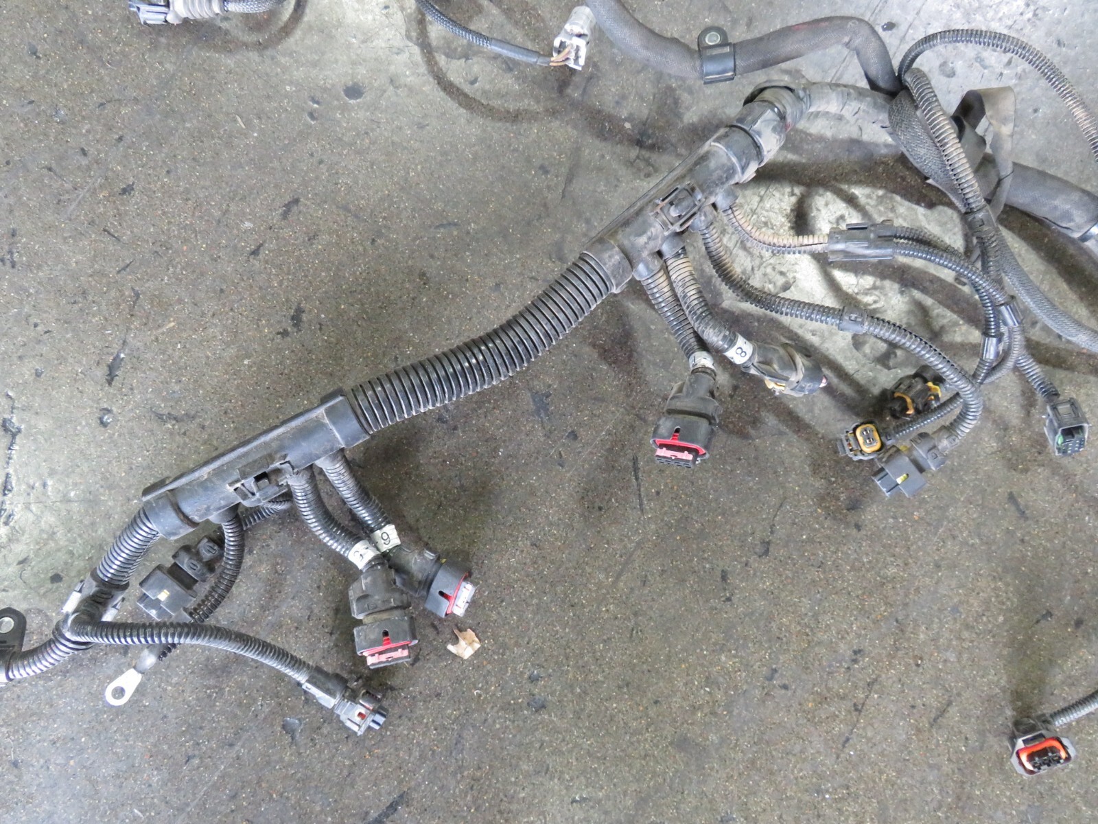 Ferrari 458 Italia, LH, Left, Main Engine Wire Harness, Used, P/N 264378