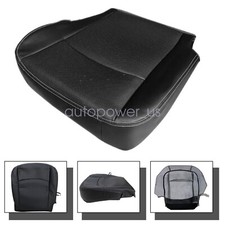 For 2013-2018 Dodge Ram 1500 Laramie Driver Bottom Leather Seat Cover Black