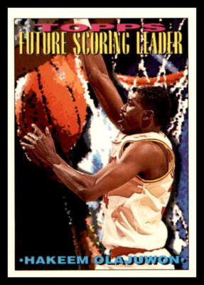 1993 Topps #385 Hakeem Olajuwon Houston Rockets
