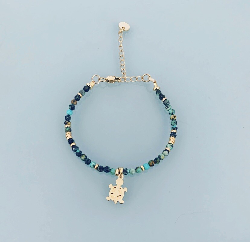 Bracelet Tortue Cordon Ajustable : Bijou Talisman pour le Quotidien et la Plage