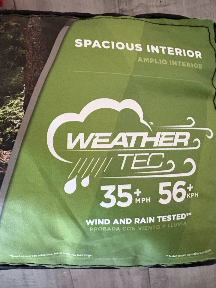 Tienda de campaña Coleman River Gorge para 6 personas azul con bolsa de transporte Foto 3 de 4