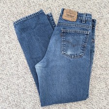 Vintage Levis Jeans Mens 34x30 Blue 80s Orange Tab Made USA Faded 309