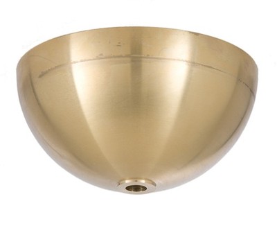 B&P Lamp Brass Dome Shaped Canopy