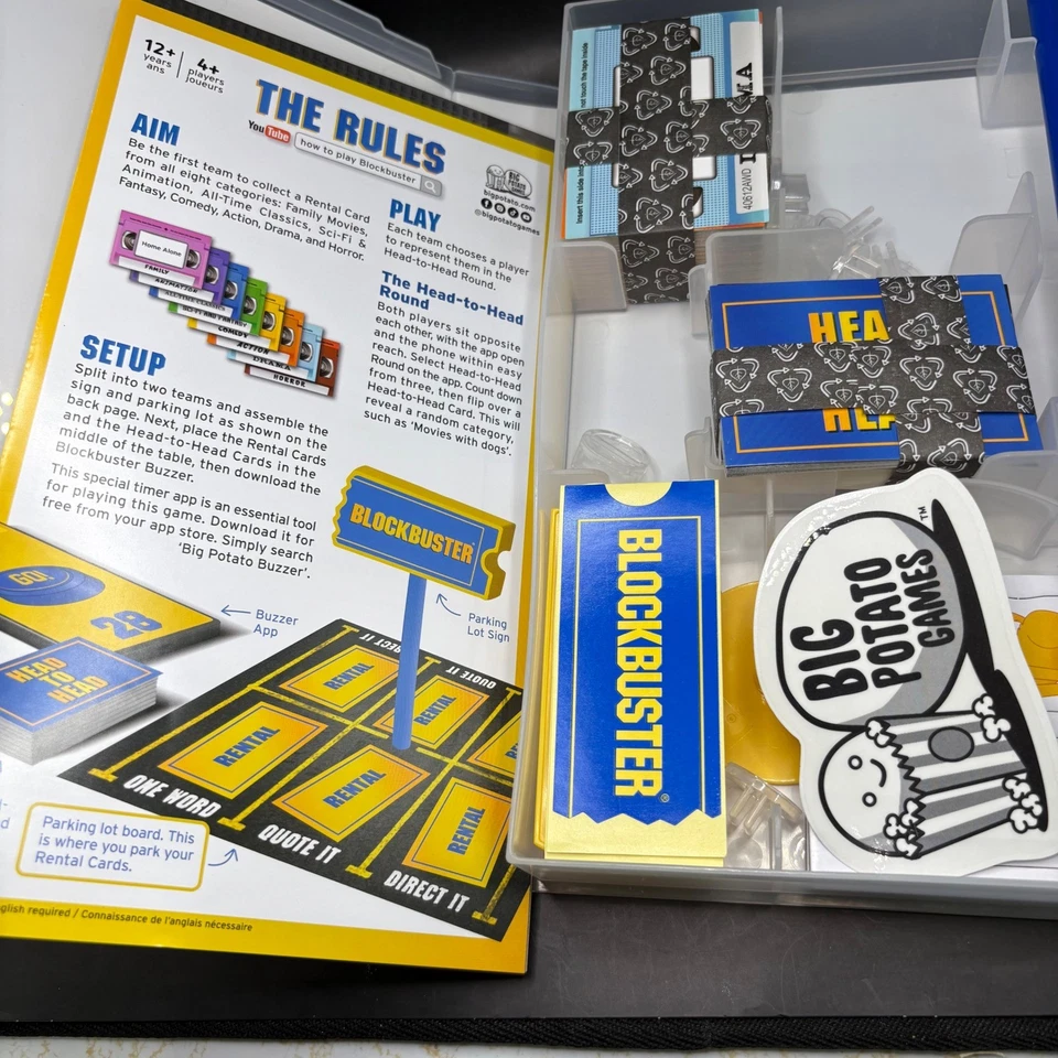 Blockbuster New Movie Hero Round Party Game Spin Master Ages 12+ - Image 3 of 4