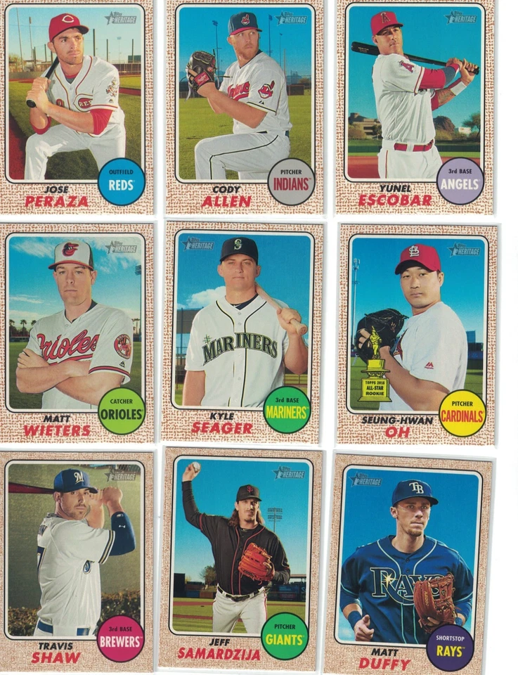 2017 Topps Heritage - You Pick - Complete Your Set - Image 2 of 4