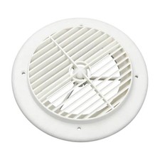 7" RV AC Vent Cover, Universal Ceiling Vent Replacement, White | Fits most 7"
