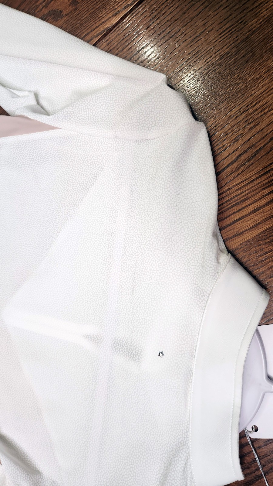 Samshield, New, long sleeve show shirt, pink white, Large