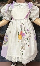 Embroidered Floral Spring Summer Pinafore & Dress Size 2t Handmade Items