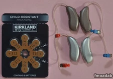 KRIKLAND SONOVA KS 9.0 DIGITAL HEARING AIDS BLUETOOTH COMPATIBLE