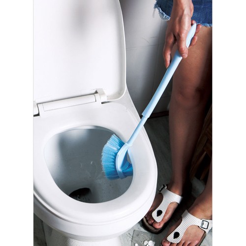 Cepillo de inodoro cepillo bidireccional cepillo de inodoro para limpieza de baño - Imagen 8 de 8