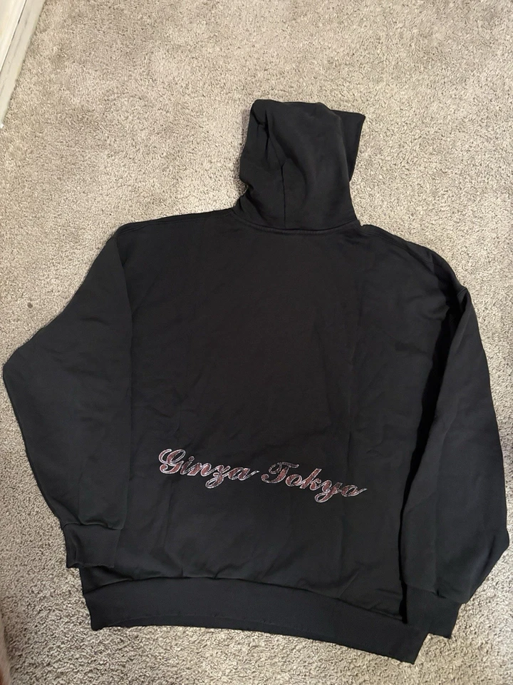 Balenciaga 男式连帽衫大号东京连帽衫黑色日本 L 码限量版 2 — 第 3/4 张图片