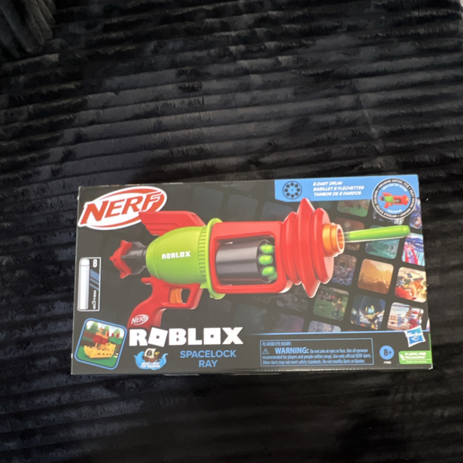 NERF Roblox SpaceLock Ray Dart Gun Blaster 2022 Ages 8+ F7595