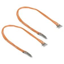 20Pcs 24" Waxed Necklace Cord 1.5mm Bracelet String Rose Red