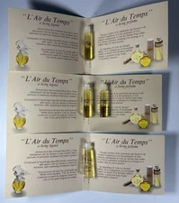 L’air Du Temps Nina Ricci Sample Travel Vials Lot Of 4