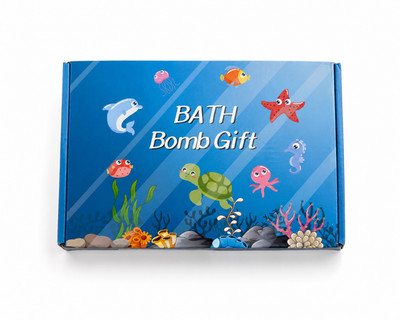 Flower Bath Bombs Gift Set - 12 Large Natural Bubble Bathbombs