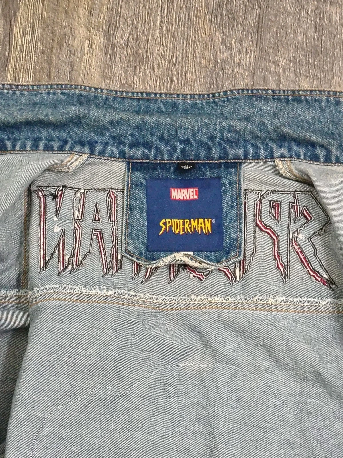 Y2K Spiderman Denim Jacket Vintage 2002 Size XL Marvel Comics - product detail image 20