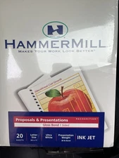 Hammermill Proposal and Presentations Gloss Bond 8.5x11 20ct INKJET -Photo Paper