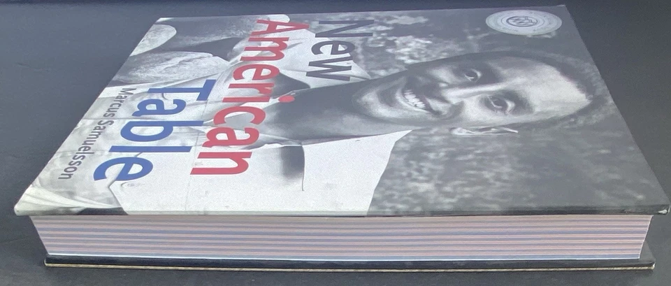 Signed By Chef Marcus Samuelsson, New American Table, Hardcover Cookbook Foto 4 de 4