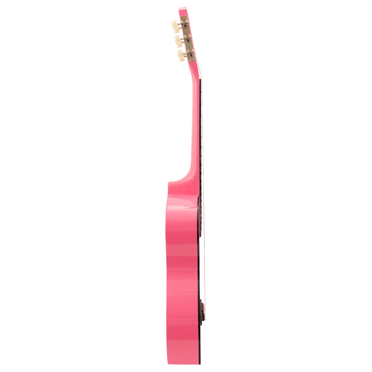 Chitarra classica rosa 1/4 di Mad About - Chitarra colorata con borsa foto 3