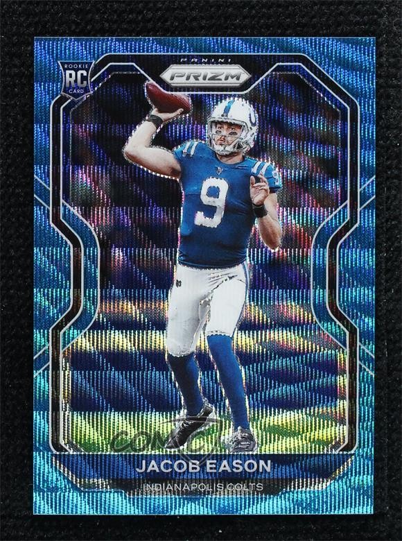 2020 Panini Prizm Rookie Blue Wave Prizm 40/199 Jacob Eason #331 n1u