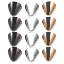 6Pair High Heels Pointed Toe Shoe Protectors - Iron Triangle Pumps Toe Caps