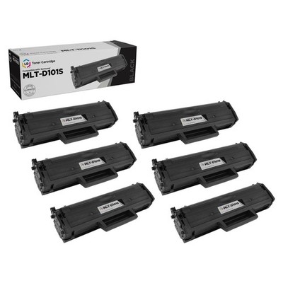 LD MLT-D101S Black Toner Cartridge Set of 6 for Samsung ML-2165 SCX-3405 SF-760P