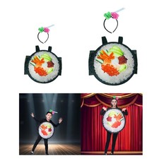 Sushi Halloweenkostüm, Rollenspiel mit Stirnband für Maskenball Und Karneval